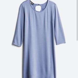 Moon & Stars Fleece Tie Back Dress (Girl 14)